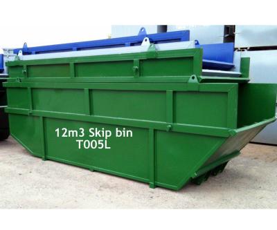 China Q235 T05 10m3 steel marrel pop up trash cans metal scrap recycling bin for outdoor for sale