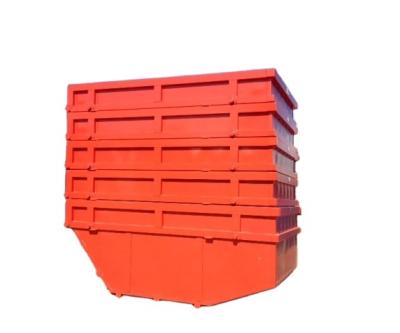 China Q235 T129MB 5m3 Steel Marrel Pop Up Garbage Truck Recycling Storage Containers Foe Sale for sale