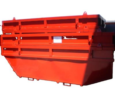 China marrel Q235 6.2 m3 steel pop up bins truck steel scrap waste bins in high quality for sale