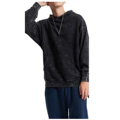 China Custom Wholesale Cheapest Anti-wrinkle Vintage Oversized Cut and Sew Vintage Wash High Quality Hoodies for sale