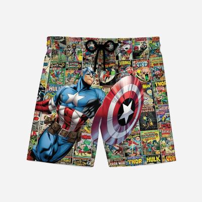 China Anti-wrinkle 3d print pants marvels beach waterproof shorts gothic man/male oversized panties marvel legends funko pop adult panties for sale