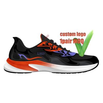 China Fashion Trend Customized Brand Sports Original Luxury Fully Logo Shoe Eva Casual Private Brand Custom Shoes for sale