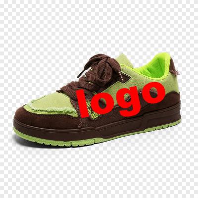 China Fashion Trend Designer Logo Shoes Zapatillasdeportivos 2021 Style Breathable Casual Men's Custom Shoes for sale