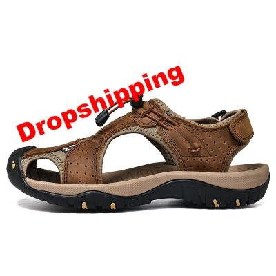 China 1688 Kito Summer Lightweight Flat Sandal Men 2022 For Men Branded Man Leather Shoes Flats Sandals for sale