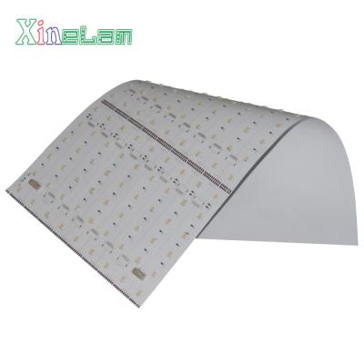 China Ideal for single shape SMD5050, 24Vdc, 50W, 500x250mm RGBW LED FPC light flexible sheet for sale