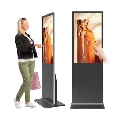 China Indoor Touch Screen Interactive Player Announcement Kiosk China Self Service Interactive Information Kiosk for sale