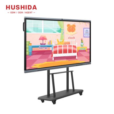 China Education.Training. Conference Interactive Whiteboard Stand Windows LCD System Movable Display Panel for sale