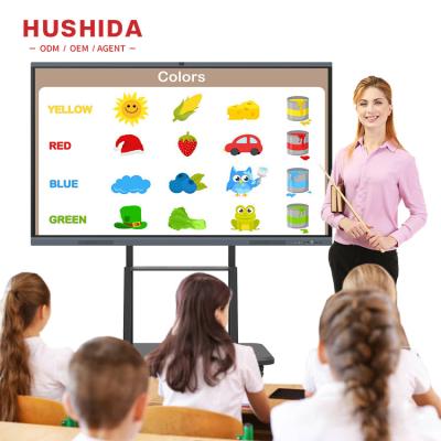 China Education.Training. HUSHIDA 65 75 86 Conference Interactive Whiteboard Smart Manufacture 98 Inch School/Office/Classro Interactive Whiteboard Morocco Price for sale