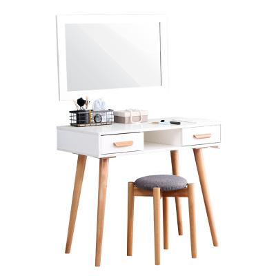 China PANEL dressing table white mirror with 2 drawer 5016 for sale