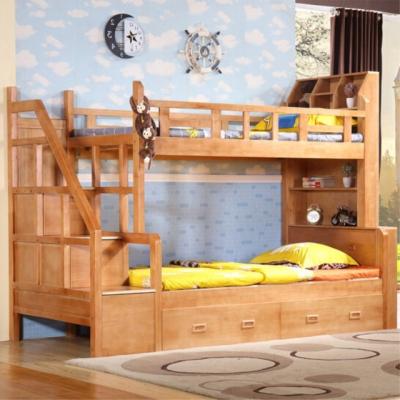 China Good Quality Eco - Friendly Solid Wood Bunk Beds For Kids Children Bedroom Furniture Set for sale