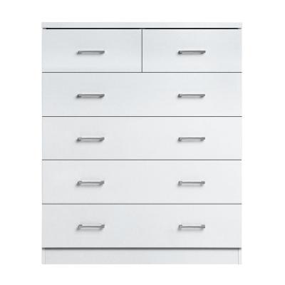 China Assemble Modern 2001 White Chest Of Drawers for sale