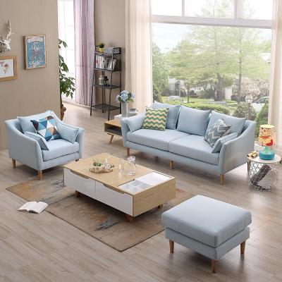 China (Other) Modern Adjustable Living Room Fabric Sofa Set 7 Seater 9004 for sale