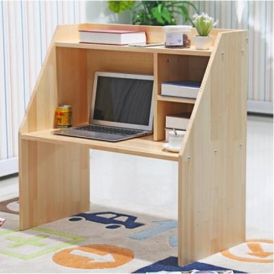 China Modern Wooden Laptop Desk With Portable Storage Bookcase Study Table On Bed For Students for sale