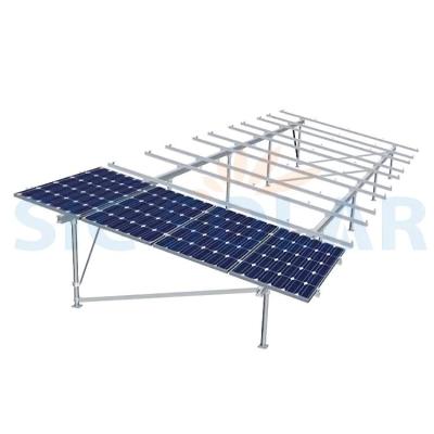 China Q235B Q235B Galvanized Steel Solar Ground Mounting PV Support Structure Solar Panel Bracket for sale