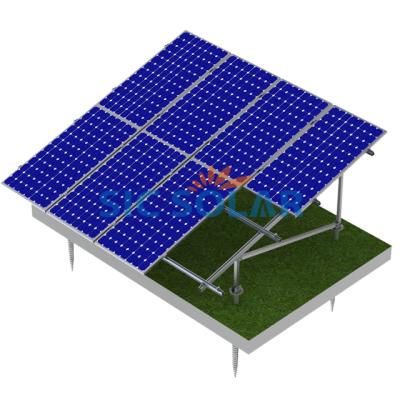 China & AL6005-T5; SUS304 All Aluminum Ground Mounting Systems Solar PV Solar Panel Mounting Systems Ground for sale