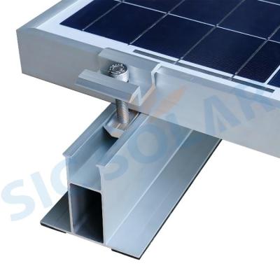 China AL 6005-T5 Economical Corrugated Mini Aluminum Roof Mount Solar Panel Roof Bracket for sale