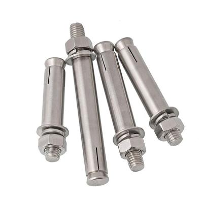 China Easy Installation Concrete Anchor Bolt And Adjustable 304 Stainless Steel Expansion Hex Outer Screw Sleeve for sale