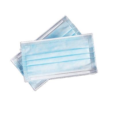 China Customized Comfortable Breathable Nonwoven Blue Face Mask Eco-friendly From China Manufacturer 3ply for sale