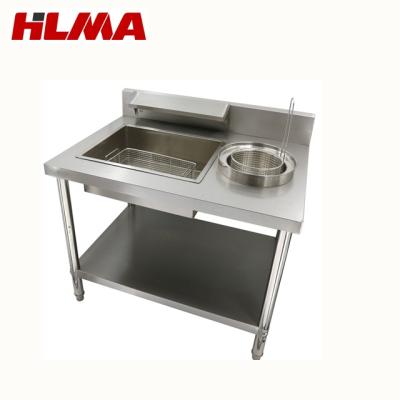 China Easy Operation KFC Chicken or Fish Breading Table for Sale with Best Price for sale