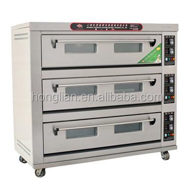 China High Efficiency Bakery Bread Machine Cabinet Gas Oven Deck Oven 9trays for sale