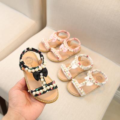 China 2022 Outdoor Sandals Little Baby Princess Beautiful Flat Infant PVC Sandal Shoe for sale