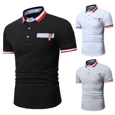 China QUICK DRY Polyester Cotton Tshirts Plain Mens Customized Polo T-Shirtt Shirt Custom Logo Printing for sale