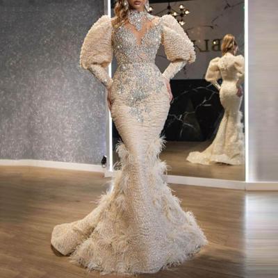 China Breathable Party Maxi Sequin Sexy Evening Dress Prom Dresses Mermaid Wedding Dresses Luxurious for sale