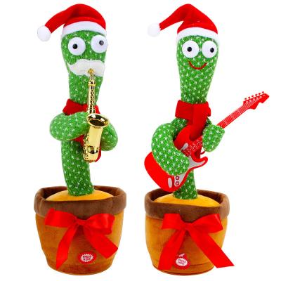 China Plush Twisting Talking Dancing Cactus Doll Singing Music Cactus Plush Toy for sale