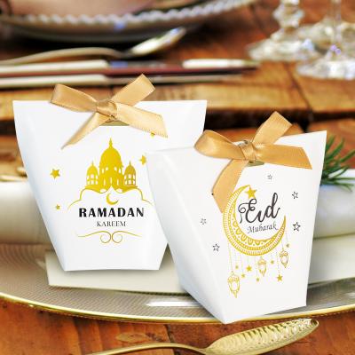 China Gift & Islamic Muslim Craft Eid Mubarak Decoration Ramadan Chocolate Candy Gift Boxes 2022 for sale