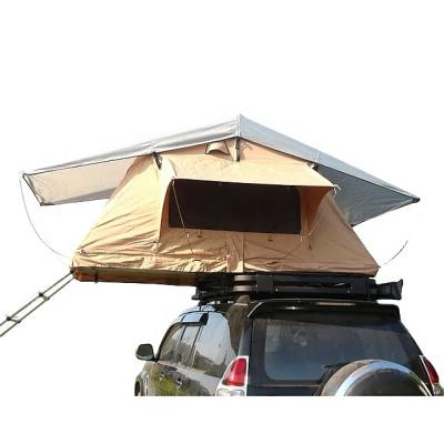 China Extended Type Custom Lightweight Aluminum Shell Roof Top Tent For Trucks for sale