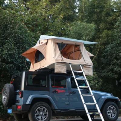 China Extended Type Foldable Car Roof Top Tent SUV Outdoor Camping Custom Roof Car Tent for sale