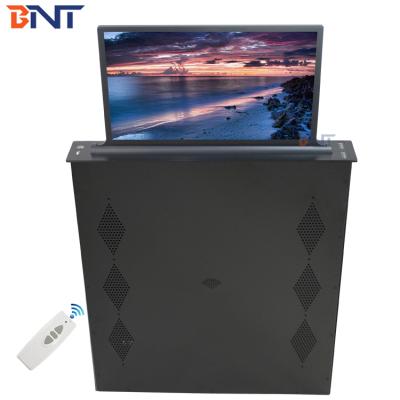 China Voting Ultra Slim Meeting Table Motorized LCD Monitor Lift With 21.5inch Monitor for sale