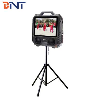 China BNT Product Wholesale Video Camera Three Leg Speaker Bracket On The Floor Stand Iron Material Height Adjustable Speaker Tripod Stand for sale