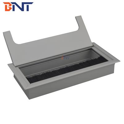 China Modern BNT aluminum alloy grommet cable connect distribution box cable grommet box for office table for sale