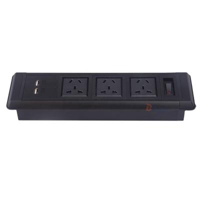 China Commercial Easy Install Desk Table Mount Outlet Outlets For Office Desk Power Outlet for sale