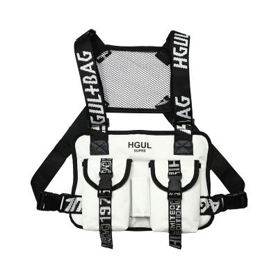 China Waterproof Hip Hop Fashion Sport Custom Waterproof Unisex Molle Vest Bag Chest Utility Bag for sale