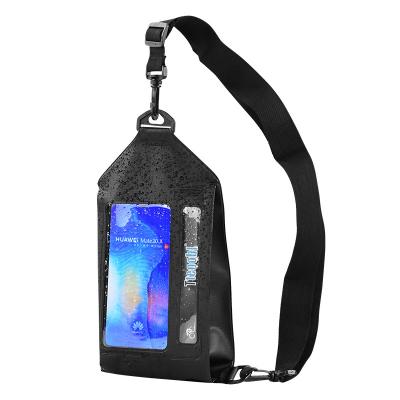 China Street Trend Spot Sports Trunk Bag Climbing Messenger Waterproof Shoulder Backpack Small Mobile Phone Bag Can Touch Screen Pack Daily Funny Bag for sale