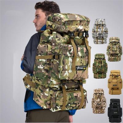 China Large Capacity 50L 70L 80L 100L Hunt Hiking 40L Waterproof Customizable Designed Outdoor Backpack for sale