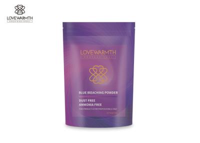 China No Ammonia Blue Hair Color Bleach Powder , Personal Care Creme Hair Bleach For Woman for sale