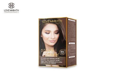 China 10 Botanical Ingredients Hair Dye Cream , Low Ammonia Intensive Color Cream for sale