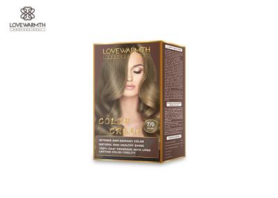 China 100 % White Hair Coverage Color Kit Cream 7.0 Color Durable For Individual for sale