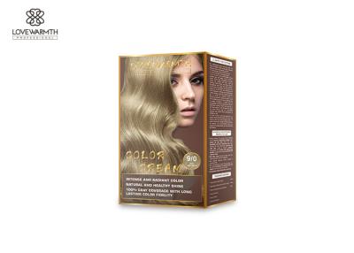 China Hair Dye Color Kit Easy Coloring Cream With Argan Oil Private Label Printing for sale