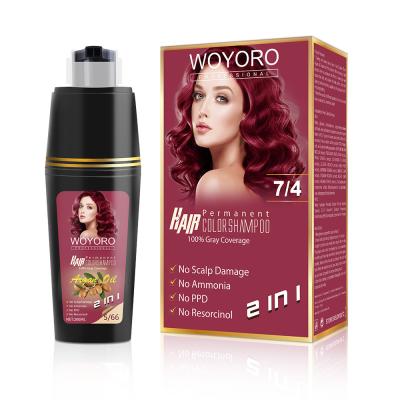 China Champú permanente herbario adulto del color del pelo 320ml en venta