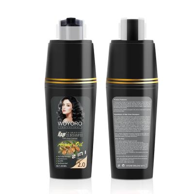 Chine Grey Coverag Hair Color Shampoo   Ammoniaque écologique libre à vendre