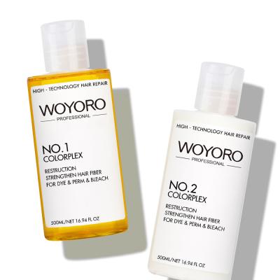 China WOYORO Hair Colorplex Set Treatment For Dyed Permed Bleached Hair Restore Shiny Glossy for sale