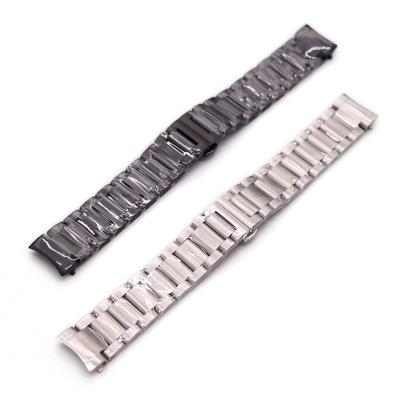 China Fanshion Watch Band 20/22mm For Samsung Speed ​​S3 Stainless Steel Strap End Replacement Watch Band Solid Curved Wrist Frontier Classic for sale