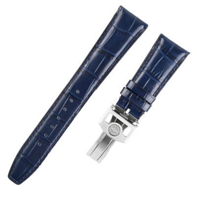 China Fanshion Style 20mm 21mm Retro Canvas Nylon Leather Watchbands With Auto Clasp For IWC Watchband for sale