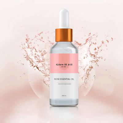 China Anti-Puffiness Private Label Rose Vitamin E Essential Oil Luxury Skin Care Improve Facial Sadness and Soften Skin for sale