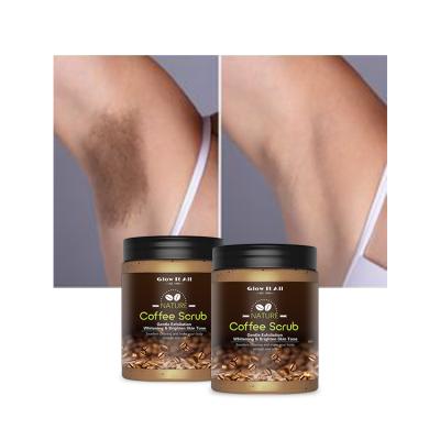 China Exfoliator OEM / Custom Natural Dead Skin Odm Brown Sugar Organic Body Scrub Exfoliating Moisturizing Body Scrub for sale