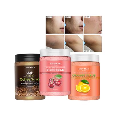 China Exfoliator Body Scrub OEM Exfoliator Skin Care Private Label Face And Body Scrub Organic Body Scrub Coffee for sale